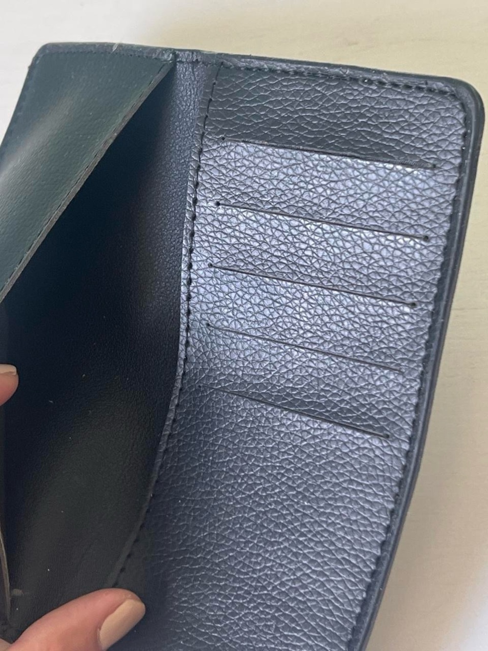 Classic Brown Patterned Long Wallet - Picture 4 of 5